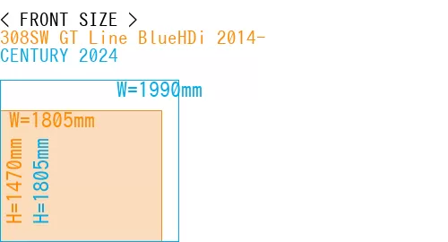 #308SW GT Line BlueHDi 2014- + CENTURY 2024